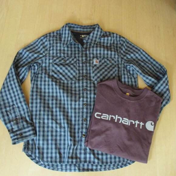 NEW Carhartt Long Sleeve & T-shirt Combo Womens Large - Picture 1 of 10